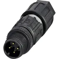 Phoenix Contact 1641714, M12, Nero, 4 A, -25 - 80 °C, RoHS, 11,1 g