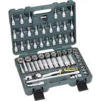 BRÜDER MANNESMANN Set di chiavi a bussola 10 mm (3/8") 61 pz