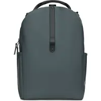Rains unisex. 14890 Zaino grigio con chiusura frontale a clip (OSFA), Casual, Poliuretano