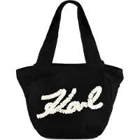 Karl Lagerfeld Shopper nero / bianco