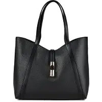 Furla Goccia Borsa shopper L Vera Pelle 37 cm nero