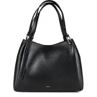 Furla Nuvola Borsa a spalla L Vera Pelle 37 cm nero