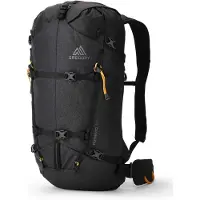 Gregory - Zaino da alpinismo - Alpinisto 30 Summit Black in Nylon - Taglia S/M - Nero