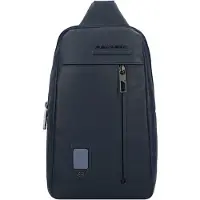 Piquadro Akron Vera Pelle 32 cm blu