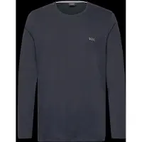 BOSS per uomo. 50515390 T-shirt Mix&Match blu scuro (L), Homewear, Cotone, Manica lunga, Navy