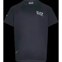 EA7 per ragazzo. 8NBT22_BJEMZ T-shirt Tennis Pro Boy in tessuto tecnico VENTUS7 blu (4años= 106cm), Casual, Poliamide, Manica corta, Navy, m