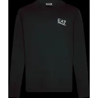 EA7 per ragazzo. 7B000021_AF10378 Maglietta con design nero (14 años= 164/166 cm), Casual, Cotone, Manica lunga, moda per bambini