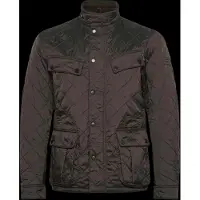 Barbour - Giacca imbottita - Ariel Polarquilt Sage per Uomo in Nylon - Taglia S - Verde