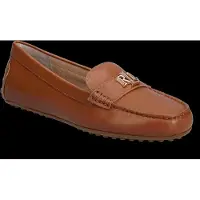 Ralph Lauren per donna. 802P09040002 Mocassini in pelle marrone Barnsbury (39), Basso, Nessuno, Casual, Classico