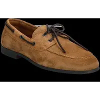 Tommy Hilfiger per uomo. FM0FM05863 Scarpe da barca in pelle marrone con suola flessibile (43), Basso, Stringhe, Casual
