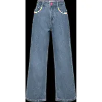 Billieblush per ragazza. U21875 Jeans blu ricamati (4Y= 102cm), Casual, Cotone, Denim, moda per bambini
