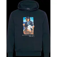 Ralph Lauren per uomo. 710B21811001 Felpa Bear blu marino (XL), Casual, Cotone, Manica lunga, Navy