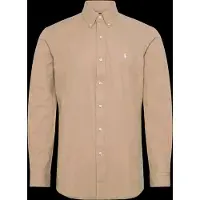 Ralph Lauren per uomo. 710929349503 Camicia in popeline elasticizzato Custom Fit beige (XL), Casual, Cotone, Manica lunga