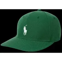 Ralph Lauren per uomo. 710B19128001 Cappellino in twill a corona alta verde (OSFA), Casual, Polister riciclato