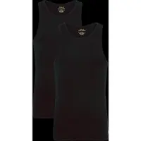 Ralph Lauren per uomo. 714959333001 Set di due canotte nere (XXL), Nero, Homewear, Cotone, Senza maniche / cinghie