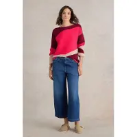 White Stuff Jana Abstract Jumper Plum Multi Taglia: 24 | Maglioni a maglia Outlet | Donna | Magenta