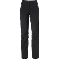 Vaude Women's Farley Stretch Capri T-Zip Pants III Pantaloni zip off Donna (52 - Short, nero)