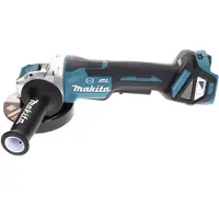 Makita Smerigliatrice angolare a batteria DGA 519 RGJ 18 V 125 mm Brushless X-Lock + 2 batterie da 6,0 Ah + caricabatterie + Makpak