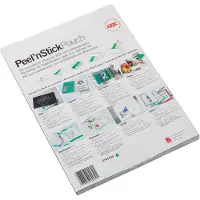 GBC Buste Per Plastificazione A4 Adesive 2x125 Micron 216x303 Mm 100 Unità