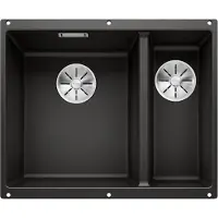 BLANCO SUBLINE 340/160-U lavello 555 x 460 mm nero 525985 2 lavelli Vasca sinistra Senza sgocciolatoio