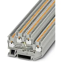 Phoenix Contact Morsetto a doppio piano per diodi PTTB 2,5-LA230 RD con indicatore luminoso per 110-250 V, connessione push-in