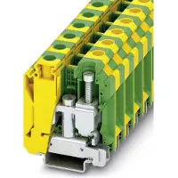 Phoenix Contact Morsetto per filo di protezione 125A, 10-35qmm, gn-ge - Morsetto di messa a terra a 1 polo 16mm USLKG 35 N