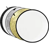 Godox 80cm 5in1 schermo a riflessione oro, argento, bianco, nero e bianco traslucido