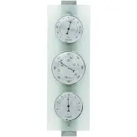 TFA-Dostmann TFA - Stazione meteo analogica in vetro - 20.1067.17 - grigio