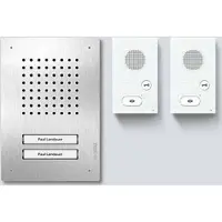 Siedle&Söhne SIEDLE & SÖHNE Set audio Siedle SET CLAB 850-2 E/W Siedle Classic acciaio inox/bianco