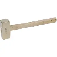Ks Tools BRONZEplus Mazza da 4.000 g con manico in hickory - 963.2056