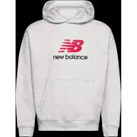 New Balance Athletics French Terry Logo Hoodie Ash Taglia: M | Felpe con cappuccio Outlet | Uomo