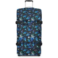 Eastpak - Valigia da 75 litri - Transit'r Plus M Floral Bloom Black in Pelle - Blu