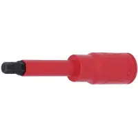 Ks Tools Bussola da 1/2" con isolamento protettivo per viti ad esagono cavo lunghe 4 mm - 117.5704