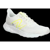 New Balance per donna. W411V3 Scarpe da ginnastica 411v3 bianco (44), Basso, Stringhe, Casual, Mesh