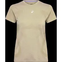 Asics Women's Road Seamless S/S Top Maglia da corsa Donna (XL, beige)