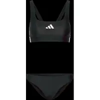 Adidas Women's 3 Stripes Bold Bikini Bikini Donna (32, grigio/nero)