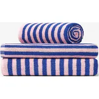 Bongusta Naram Hand Towels Asciugamano (50 x 80 cm, blu/rosa)