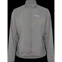 Craft Women's Core Essence Wind Jacket Giacca da corsa Donna (S, grigio/olivia)