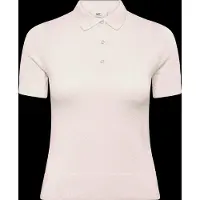 FILA Bb1 Slim Pique Knit Polo Tee Egret Taglia: S | Polo Outlet | Donna