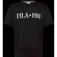 FILA Vinci Relaxed Graphic T-shirt Black Taglia: M | T-shirt stampate Outlet | Uomo | Nero