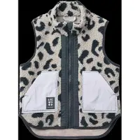 Liewood Kid's Noam Pile Vest Gilet in pile Bambini (80, grigio)