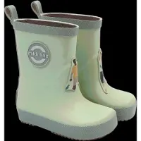 Mikk-Line Kid's Wellies 3D Patch Barefoot Stivali di gomma Bambini (33, olivia/verde)