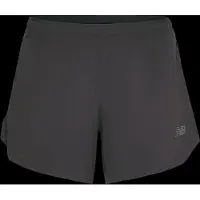New Balance Women's Run Essentials Short 5'' Pantaloncini da running Donna (M, nero/marrone)
