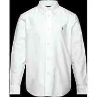 Ralph Lauren per ragazzo. 322677133001 Iconica camicia Oxford bianca (6años= 124/134cm), Bianco, Cotone, Classico, Manica lunga, moda p