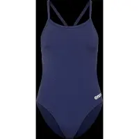 Arena Women's Team Swimsuit Challenge Solid Costume intero Donna (40, blu)
