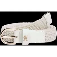 Tommy Hilfiger Essential Effortless Belt Soft Cream Taglia: 80 | Cinture Outlet | Donna | Bianco