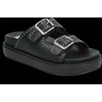 Steve madden Freelance-l Slides Black Action Leather Taglia: 37 | Infradito Outlet | Donna | Nero
