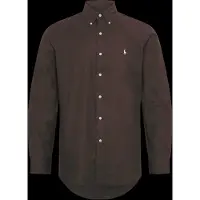 Ralph Lauren per uomo. 710929349505 Camicia in popeline elastico Custom Fit marrone (S), Casual, Cotone, Manica lunga