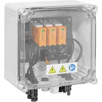 Weidmuller WEI PVN 1M1I2SXFXV1O1TXPX11: scatola di connessione per generatori, 1100 V, 1 MPPT, 2