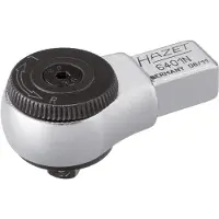 Hazet Cricchetto reversibile a innesto 6401N - Attacco quadrato 9 x 12 mm - Quadrato pieno 6, | 6401N